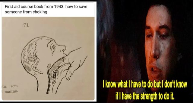 How To Save Someone From Choking 1943