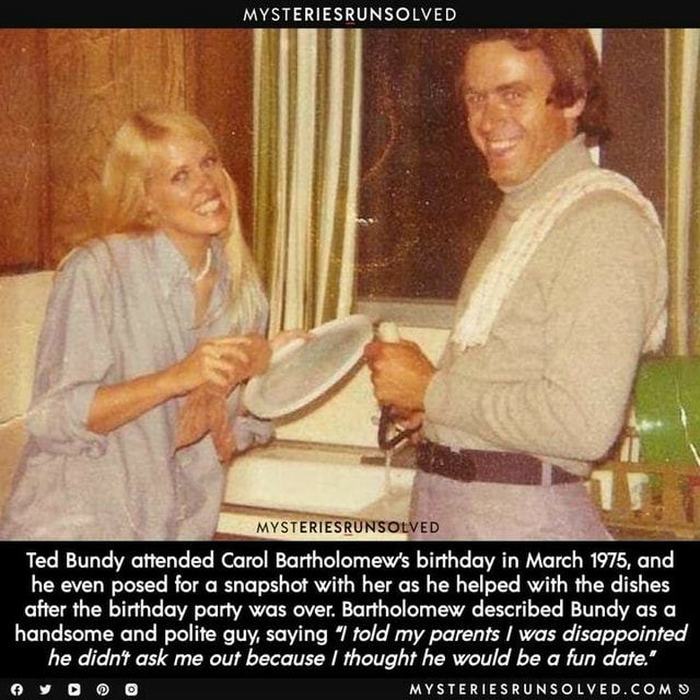 MYSTERIESRUNSOLVED MYSTERIESRUNSOLVED Ted Bundy attended Carol ...