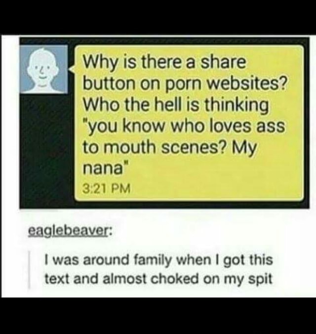 Why is there a share II button on porn websites? Who the hell is