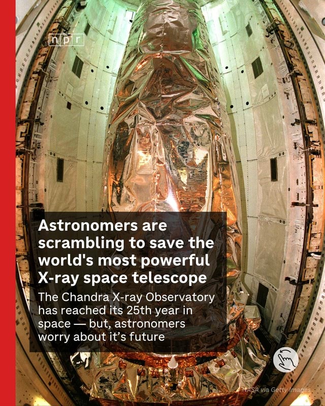 Save Chandra The Chandra XRay Observatory is a oneofakind instrument thats currently ...