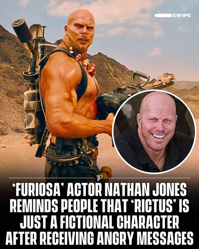 Swipe ️ to see what Nathan Jones had to say about his role as Rictus in ...