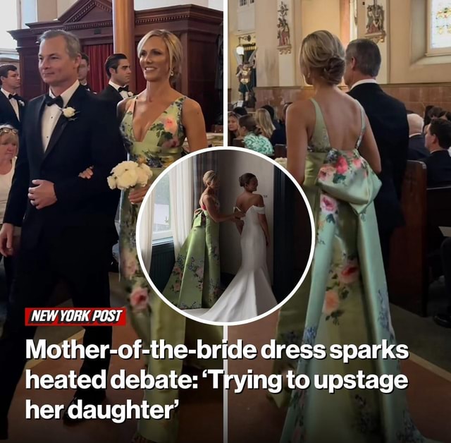 One mother of the bride is causing a commotion on the because