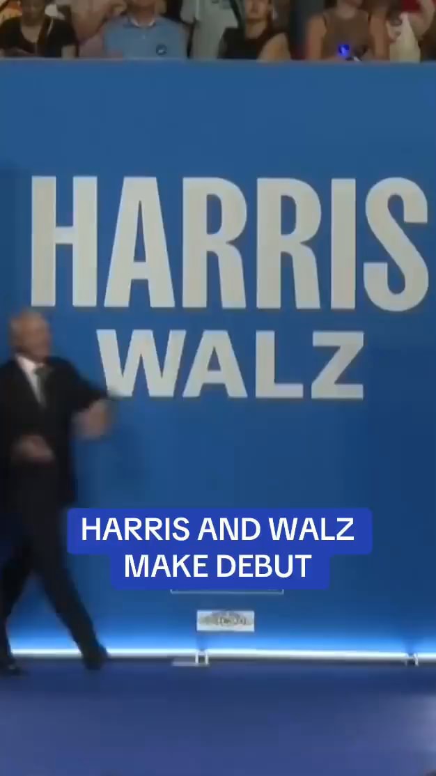 Kamala Harris and Tim Walz took the stage for their first appearance ...